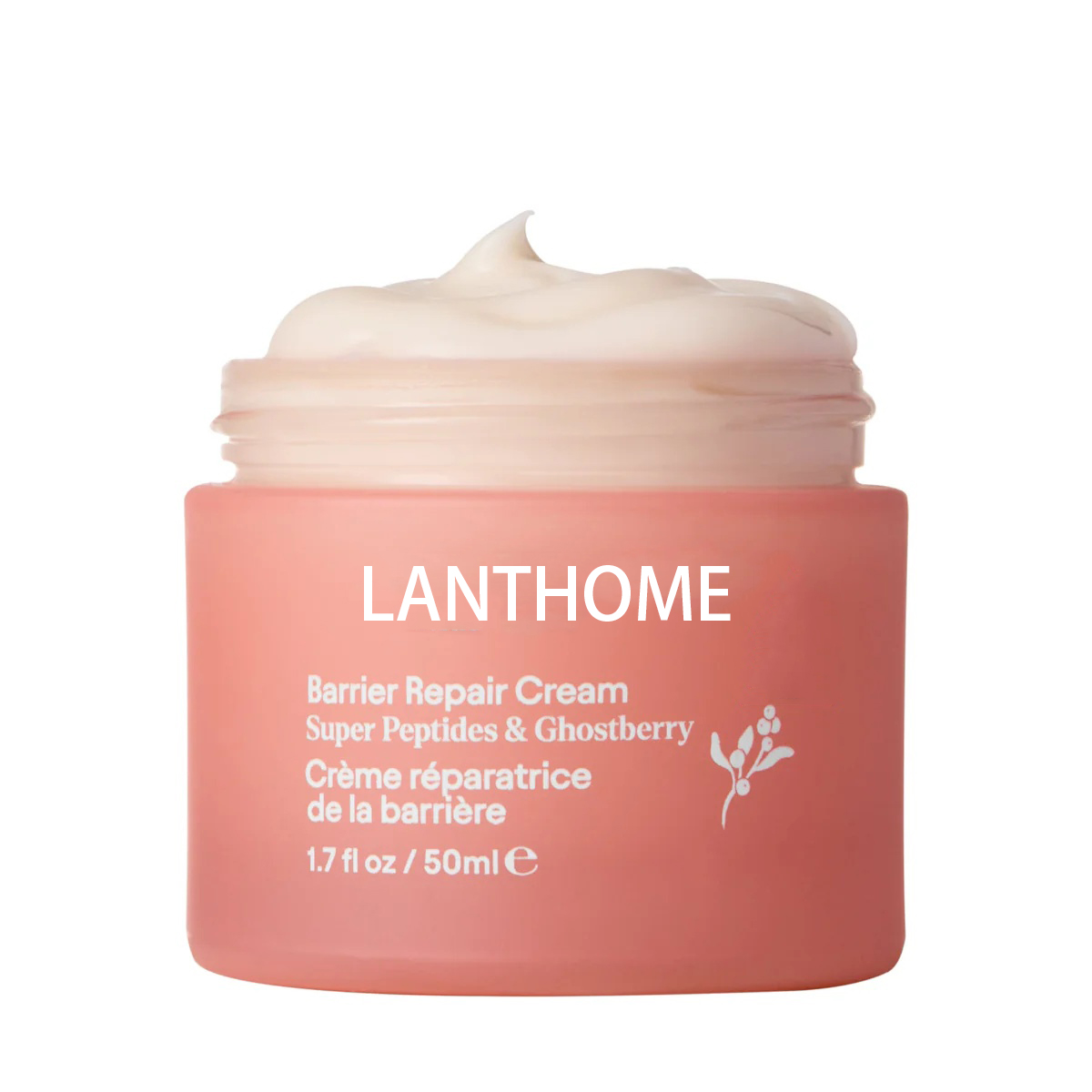 Custom Barrier Repair Cream 5 Ceramide Complex Super Peptides Ghost Berry Barrier Repair Hydrating OEM Eczema Face Mositurizer