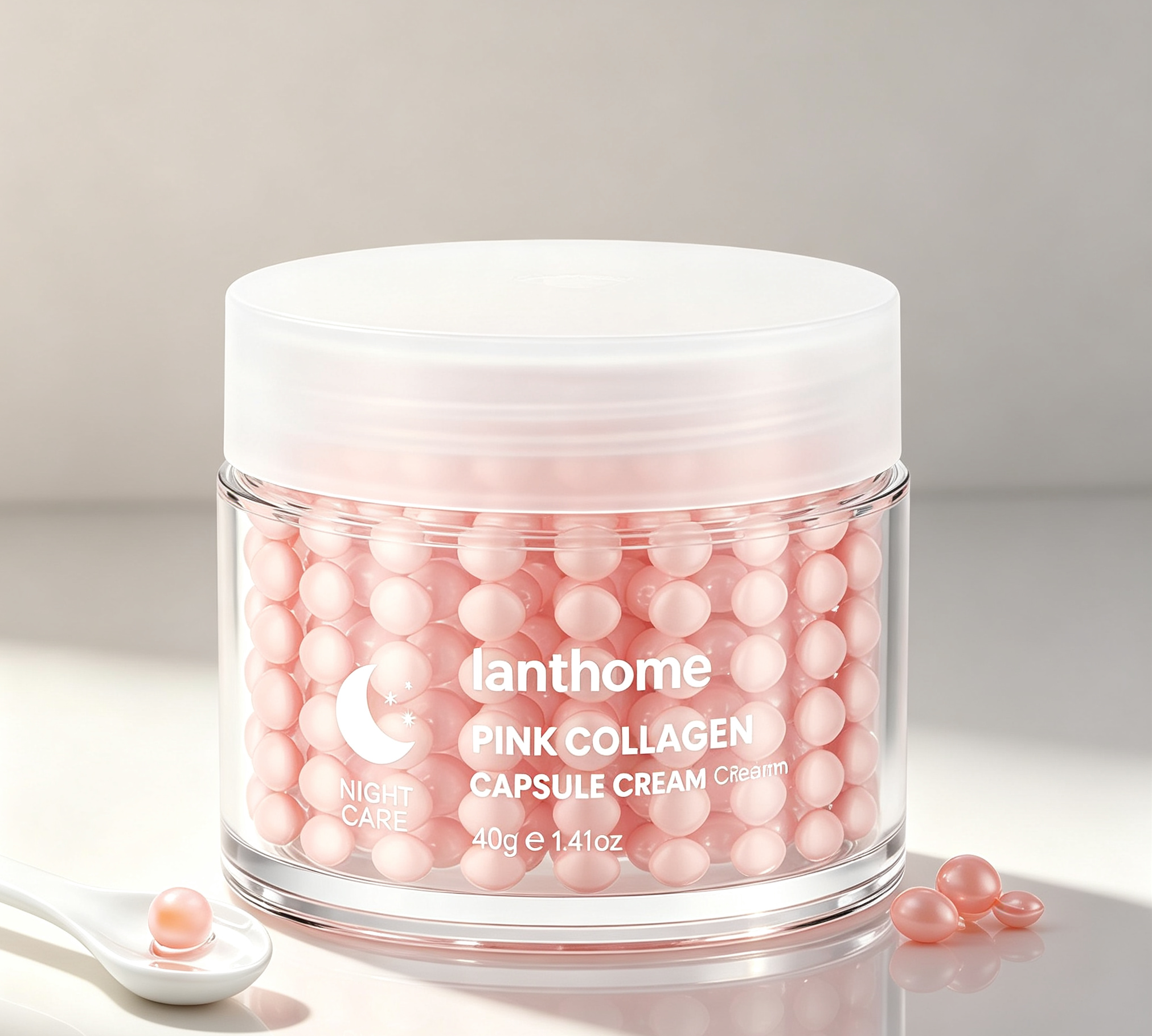 Korean Private Label Salmon DNA Pdrn Niacinamide Collagen Jelly Face Skin Care Product Skincare Anti Aging Capsule Cream Facial