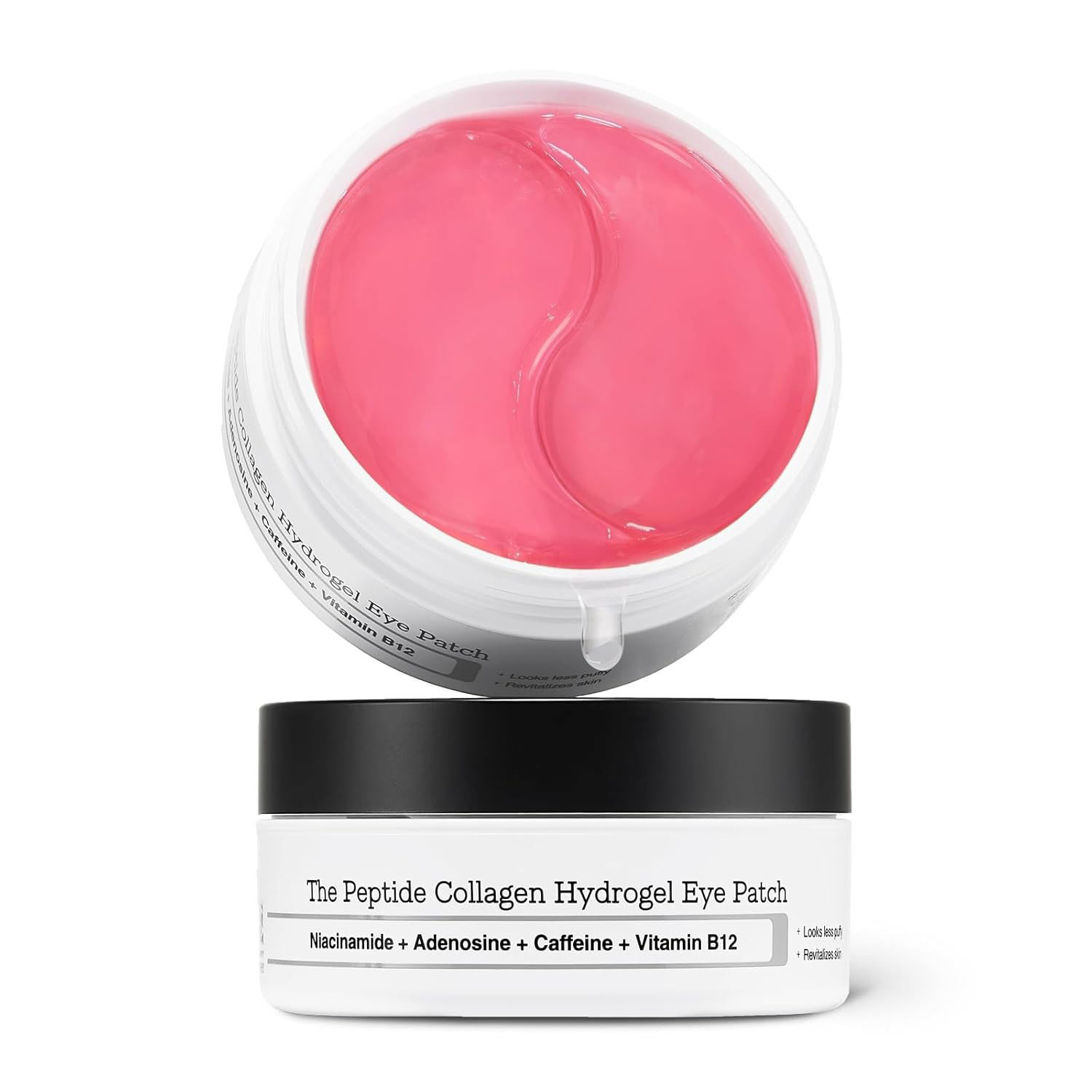 OEM Collagen Pink Peptide Hydrogel Eye Mask Orgnaic Moisturizing Remove Dark Circles Eye Bags Fine Lines Hydrogel Eye Patches