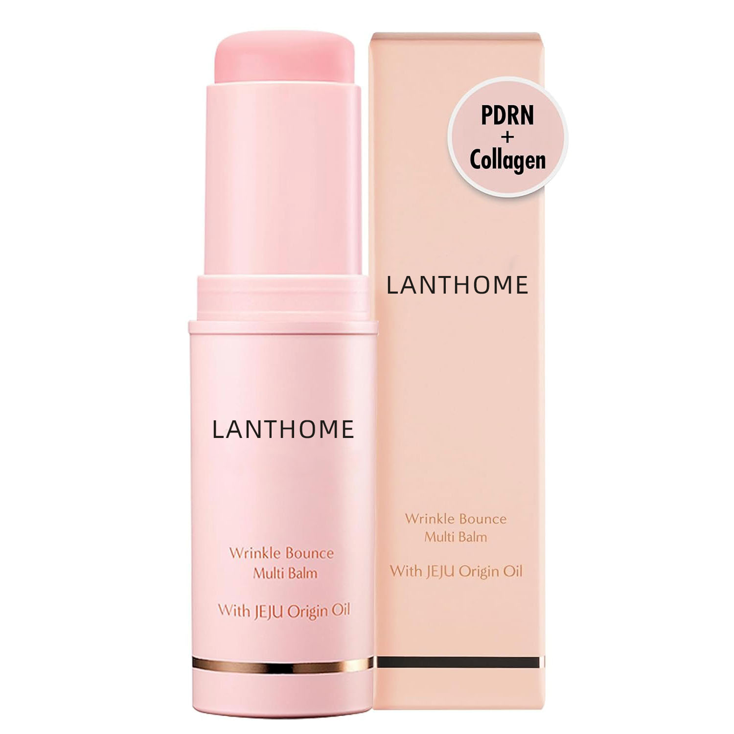 Pink Lanthome PDRN collagen multi balm stick for private label development